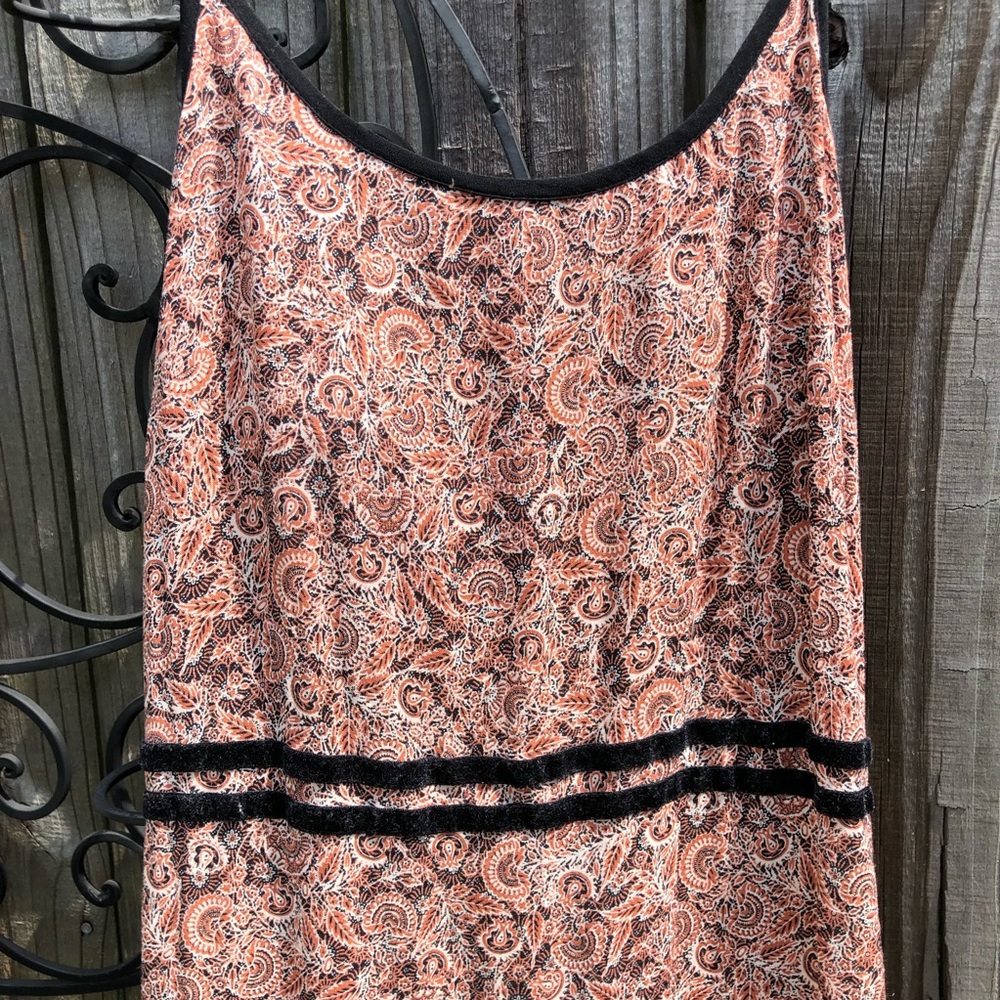 🛍️LC LAUREN CONRAD Print MIDI Dress XS - Picture 2 of 6